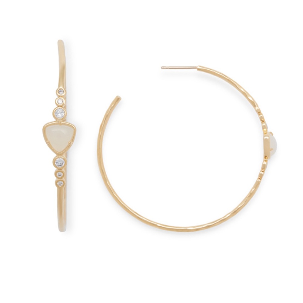 🤍Dusk Paisley Hoops.